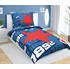 Povlečení Bellatex Slavia Praha modré 90/1177 140 x 200, 70 x 90 cm zipový uzávěr