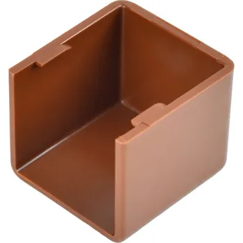 Elektroinstalační materiál Kryt koncový 8621, LHD 20x20, imitace dřeva - dub tmavý KOPOS 8621_I2