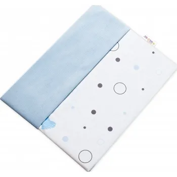 Dětská deka Oboustranná deka Bavlna + Velvet 100x75cm, Baby Nellys I Love Boy, modrá/bílá