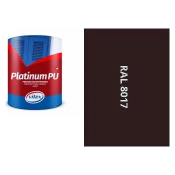 barva a nátěr na dřevo Vitex Platinum - Barva Na Dřevo A Kov Sátenová Ral 8017 Čokoládově Hnědá 0,75L