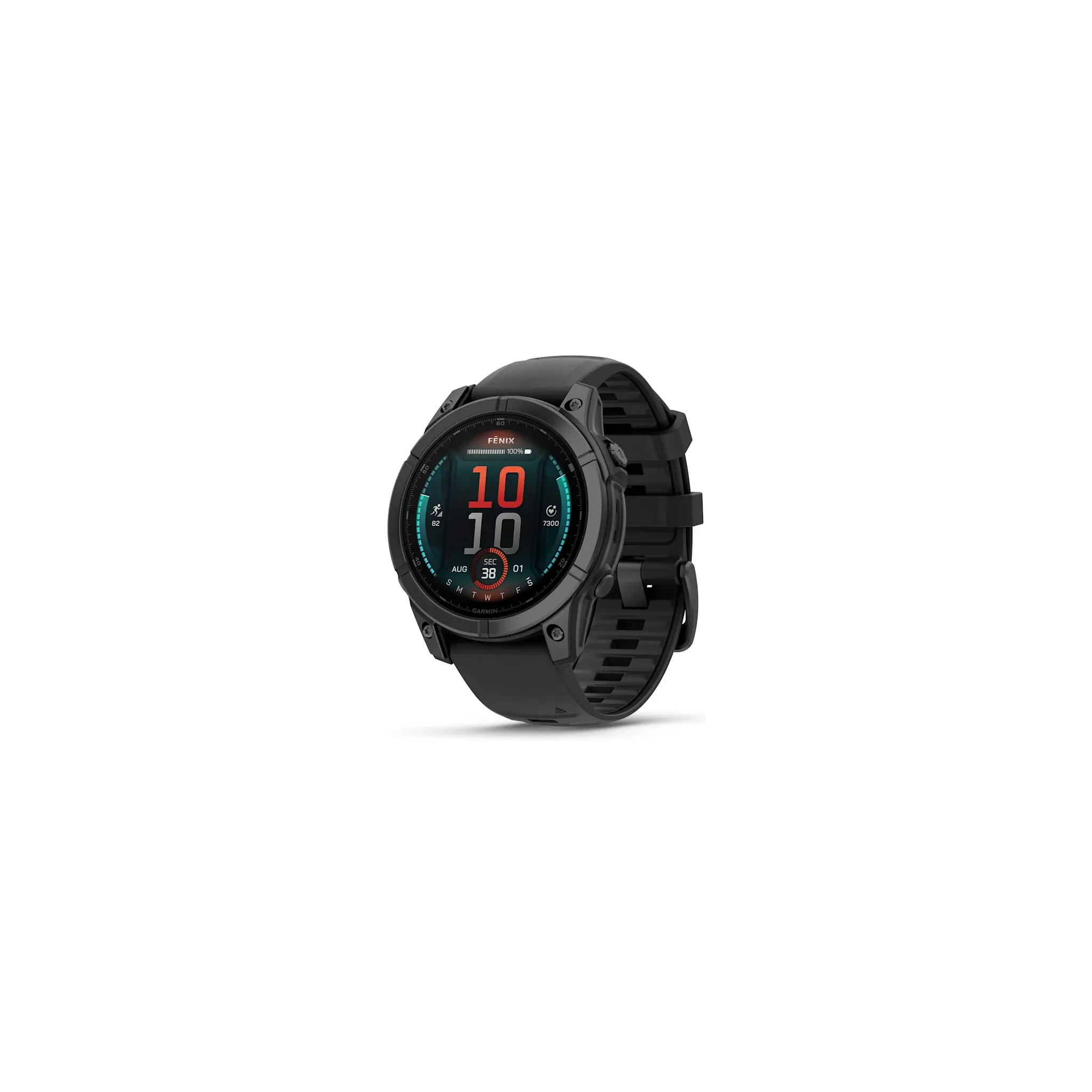 Fotografie 1 - Chytré hodinky Garmin fēnix E 47 mm Slate Gray Steel Black Silicone Band