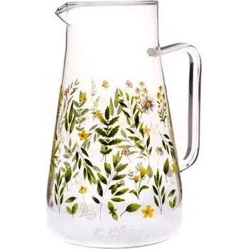 Skleněný džbán - luční květy 1450 ml