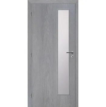 Interiérové dveře Interiérové dveře Solodoor Zenit 22 prosklené 90 L fólie earl grey (VÝROBA NA OBJEDNÁVKU)