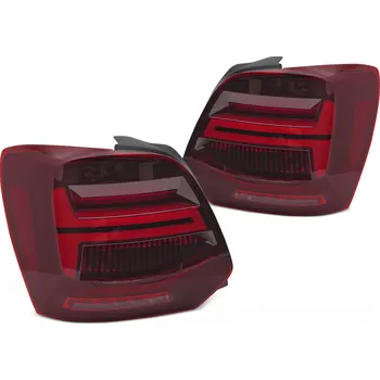 Zadní světlomet TUNING-TEC Zadní světla VW Polo V 09-17 červené LED BAR