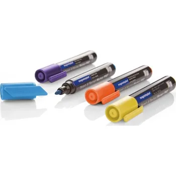 Magnetoplan popisovač PRO barvy sada, světle modrá, fialová, žlutá, oranžová