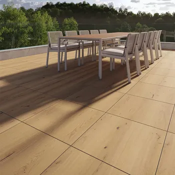 Venkovní dlažba Keramická dlažba Rako Bricola Outdoor 2 cm - béžová - 60 x 60 cm