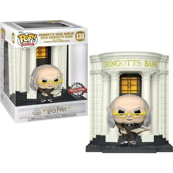 Figurka Funko POP Movies: Harry Potter - Diagon Alley: Gringotts Bank w/Head Goblin (exclusive spe