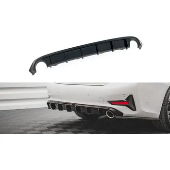 Tuning Maxton Design Maxton Design vložka zadního nárazníku pro BMW řada 3 G20, G21, černý lesklý plast ABS