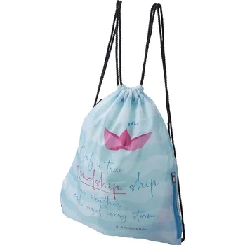 Batoh skládací anglický "Friendship-ship" 34x41 cm