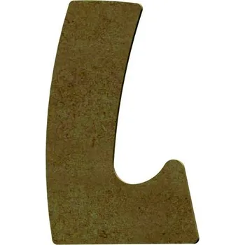Výtvarná sada Gomille Dřevěný výřez k dekoraci Gomille, 15 cm - Písmeno L
