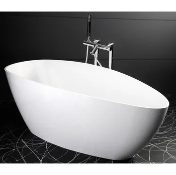 Vana Vana oválná 170×70 (Rita XL), bílá lesk (ELIPSIE 1700) Gelco