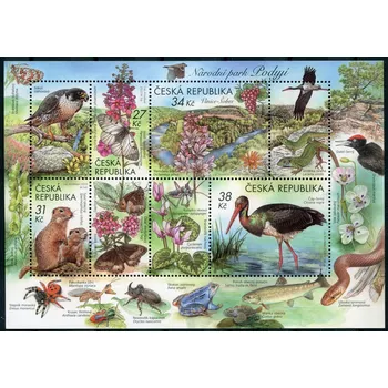 Poštovní známka Česká pošta (2023) A1222 - 1225 ** - Česká republika - Národní park Podyjí