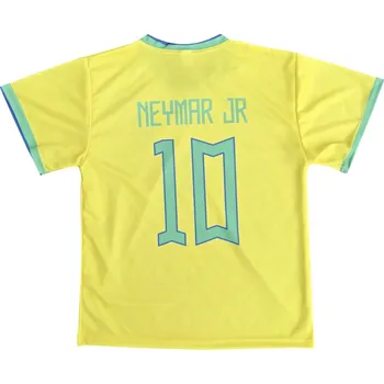 Fotbal Numberoplus Dětský fotbalový dres tričko Brazílie 2023 - Neymar 9-let.(vel.128)