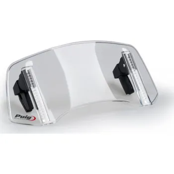 Přídavné plexi nastavitelné PUIG 2.0 20764H clip-on kouřové (montáž bez vrtání)