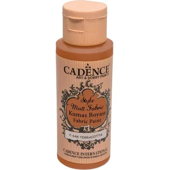Textilní barva Cadence Style Matt Fabric - hnědá terakota / 50 ml