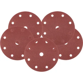 Brusný kotouč NEO TOOLS Brusné kotouče 150 mm, P80, 5 ks, s 9 otvory pro 04-721