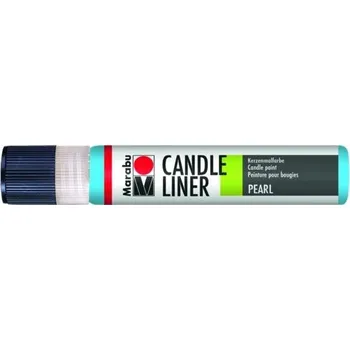 Výtvarná barva Marabu Candle Liner na svíčky - světle modrý 25 ml
