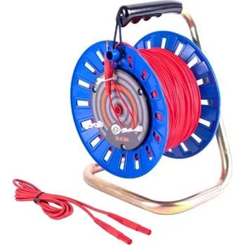 Sonel 100 m červený kabel pro měření uzemnění na cívce + DOPRAVA ZDARMA