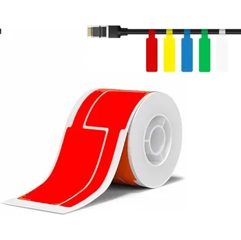 Speciální papír Niimbot štítky na kabely T 25x76mm 200ks Červené pro B21, B21S, B3, B1S 6975746632272