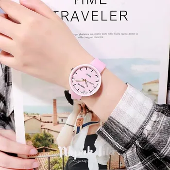 Hodinky Svítící sportovní hodinky pro děti - Růžová