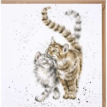 Přání 15 x 15 cm "Feline Good" Wrendale Designs - kočky