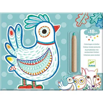 omalovánky DJECO Kouzelné vybarvování - Lesní kamarádi