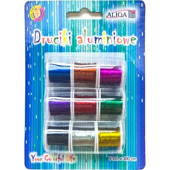 Výtvárné potřeby Drátek DA-3656 0,3*3m 9 barev