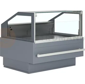 Chladicí vitrína obslužná ventilovaná s agregátem a čelním rovným zvedacím sklem s tlumiči | JUKA, Tucana 02 1,25