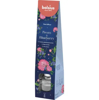 Vůně do bytu Osvěžovač vzduchu PIVOŇKA A BORŮVKA s tyčinkami 30ml