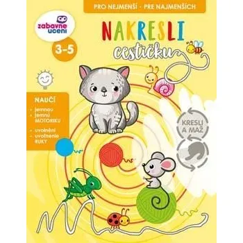 Předškolní výuka Kresli a maž - Nakresli cestičku