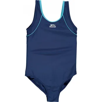 Dívčí plavky Slazenger LYCRA® XTRA LIFE™ Swimsuit Junior Girls Navy 7-8 Years