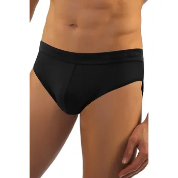 Slipy Pánské slipy ELASTIC COMFORT od Sesto Senso, černá M i170_5901752260597