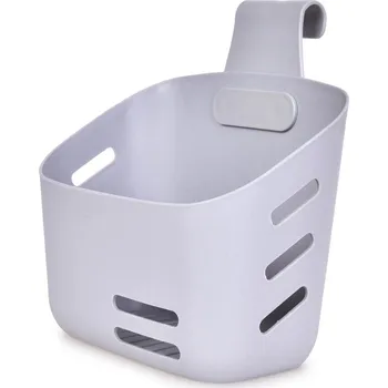 Úložný box PRAKTIK | Multifunkční modulární organizér s háčkem na zavěšení | šedý | 21 cm Dedra