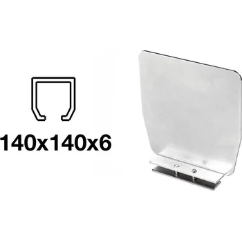 CAIS Kryt profilu C 140x140x6mm PILOT LN