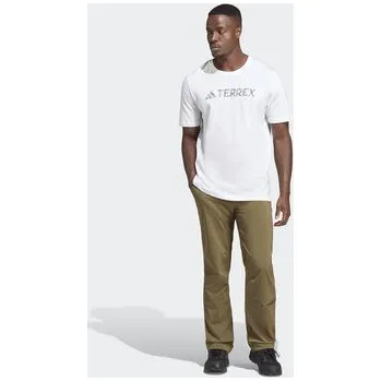 Pánské tričko adidas T-Shirt Terrex Classic Logo HZ1400 Bílá Regular Fit M