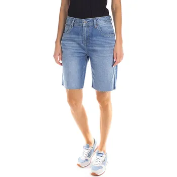 Dámské kraťasy Pepe Jeans Dámské kraťasy VIOLET BERMUDA Barva: denim (odpovídá obrázku), Velikost: W28