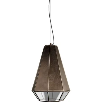 Il Fanale Massira, moderní lustr z perforovaného plechu, 1x15W E27, výška 47,5cm