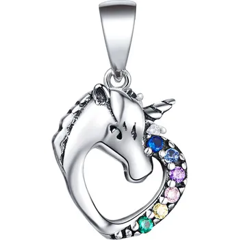 Přívěsek NUBIS® Stříbrný přívěšek jednorožec - NB-4264