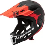Helma CRATONI C-Maniac 2.0 MX Black/Red Matt - L/XL (59-62cm)