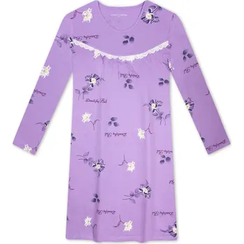Dámská noční košile Dámská noční košile - Wolf D2343, fialková Barva: Fialková, Velikost: M