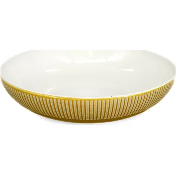 Talíř Clay - II.jakost Talíř na těstoviny Happy, ø 22cm, žlutá, II.jakost – veselá barva pro radostné stolování.