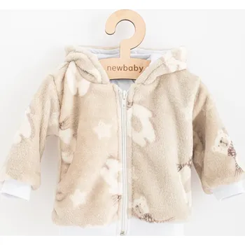 Kojenecká bunda Kojenecká Wellsoft zimní mikinka s kapucí New Baby Polar Bear, vel. 80 (9-12m)