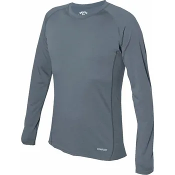 Pánské vlněné tričko, dlouhý rukáv KAMED 901 skořicová L