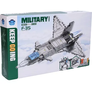 ostatní stavebnice Wiky Stíhačka stavebnice 3v1 28cm