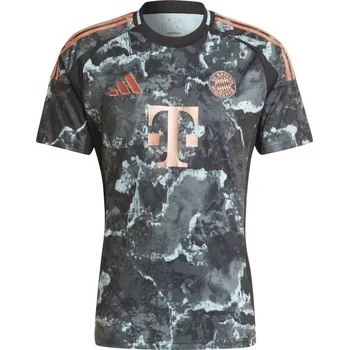 Fotbal Pánský dres adidas FC BAYERN AWAY JERSEY L Šedá, Tmavě šedá, Lososová