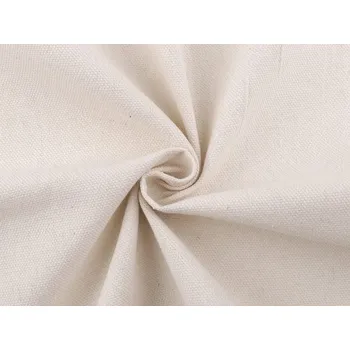 Bavlněná látka / plátno kanvas METRÁŽ - 150cm - 2 režná světlá