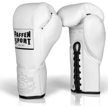 Boxerské rukavice Zápasové rukavice Paffen Sport «PRO CLASSIC» - bílé