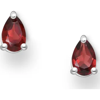 Náušnice Prstýnkárna DROP Granát Stříbrné náušnice s granátem AG925 ≤ 0,5 g