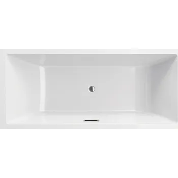 Vana Santech Kube Sharp Obdélníková vana se štěrbinou 178x78 cm, bílá, SAKUB178-SH