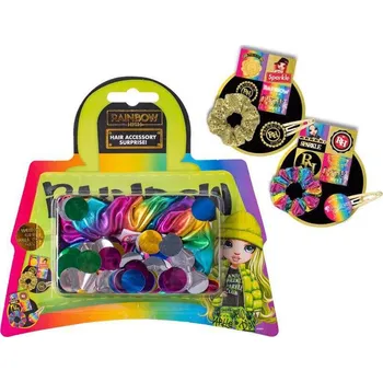 Panenka Sada vlasových doplňků Rainbow High